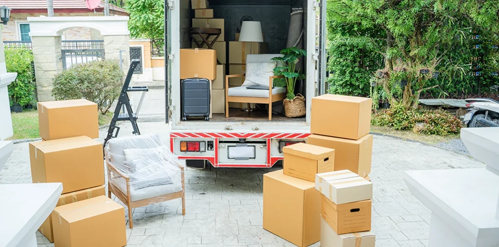 引っ越しの様子